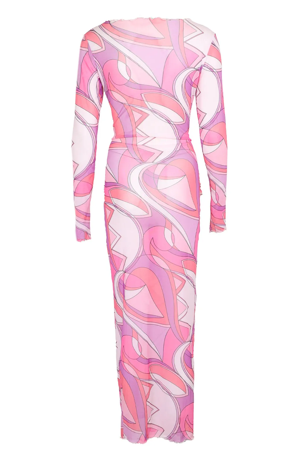 Mesh Tie Dress Pink sold by Sand Dollar product image thumbnail 3