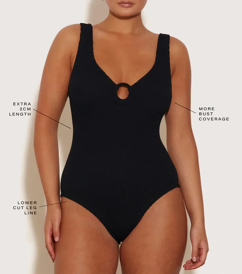 Coverage Celine Swim with Fabric Covered Hoop Black sold by Sand Dollar product image thumbnail 4