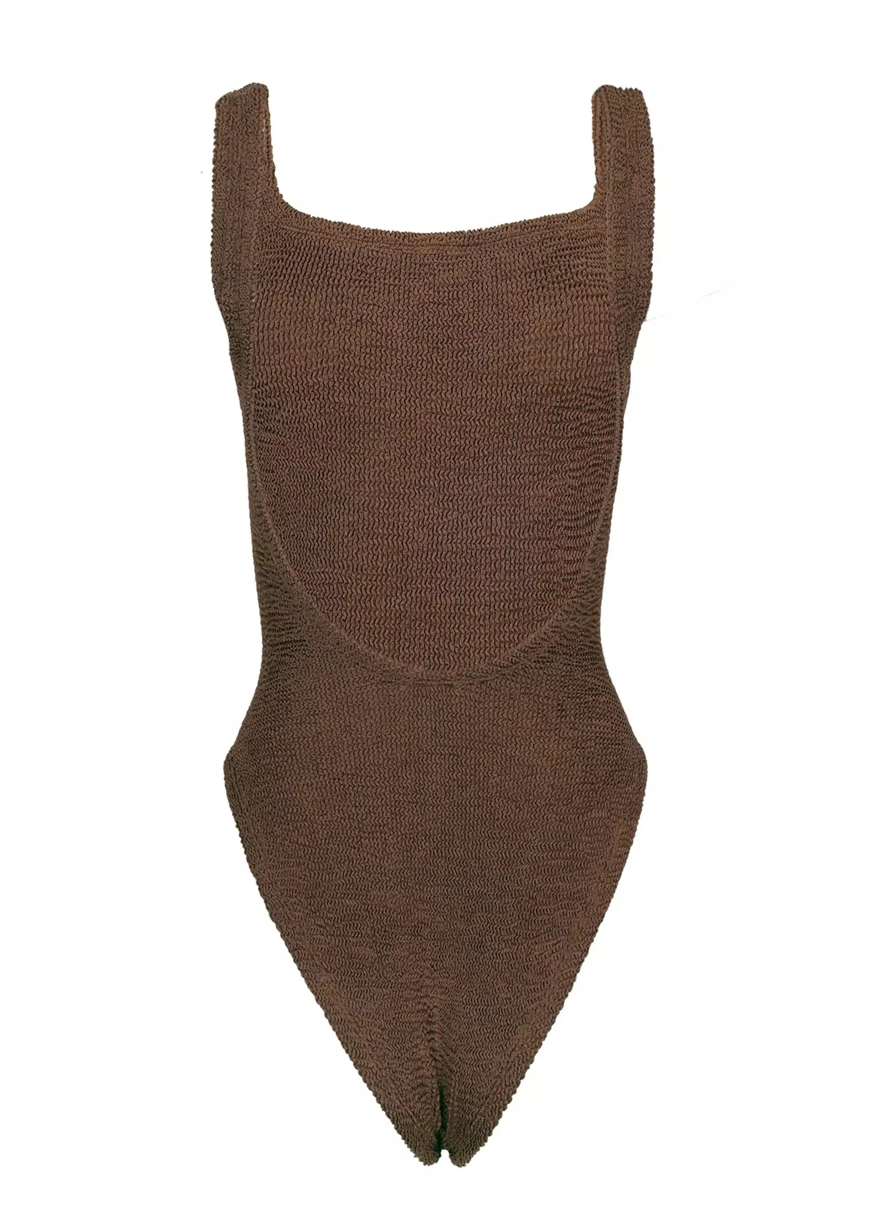 Classic Square Neck Swim Metallic Chocolate sold by Sand Dollar product image thumbnail 3