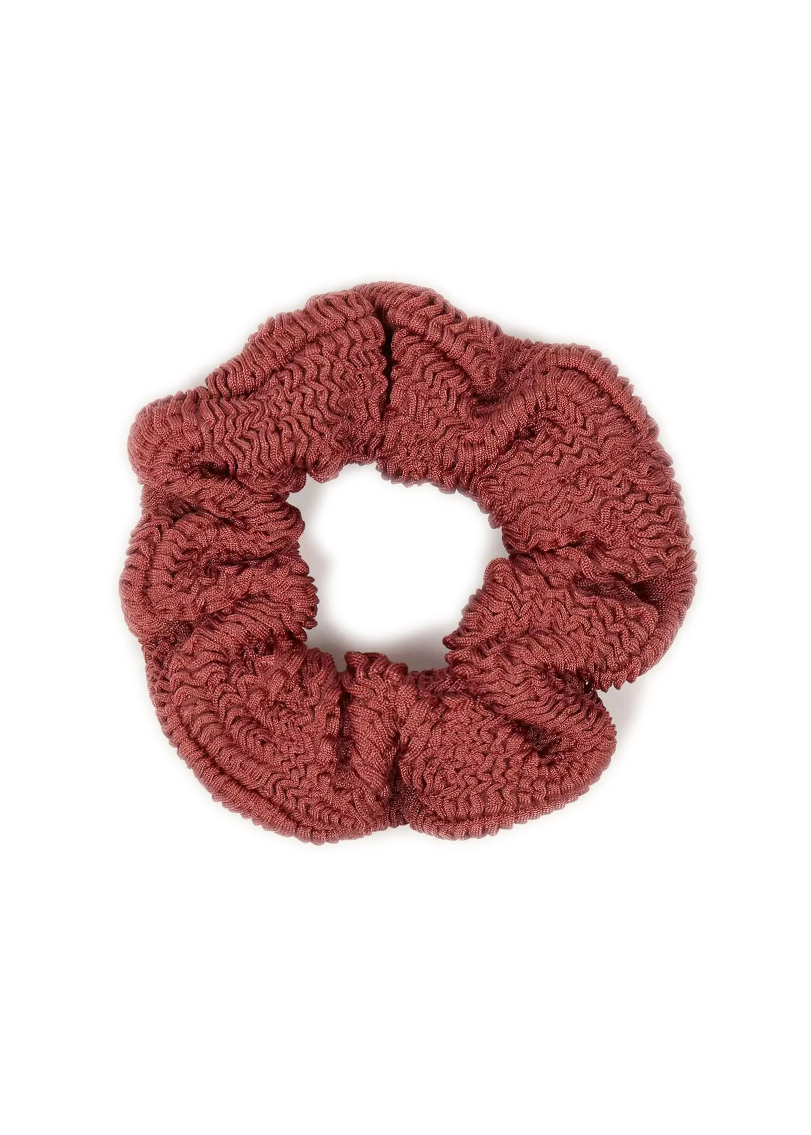 Scrunchie Metallic Rosewood sold by Sand Dollar