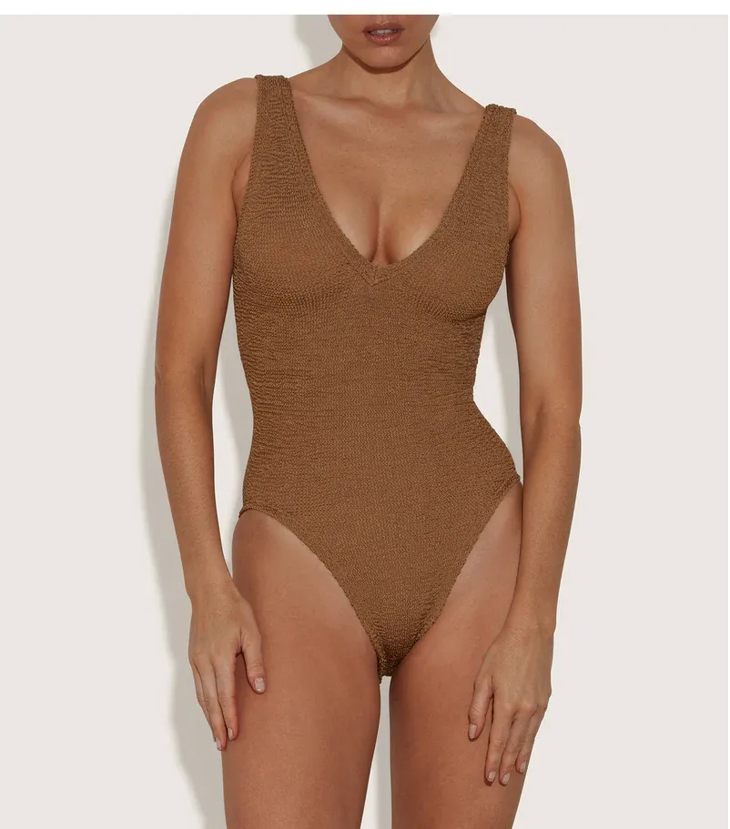 Sadie Swim Metallic Cocoa sold by Sand Dollar product image thumbnail 2