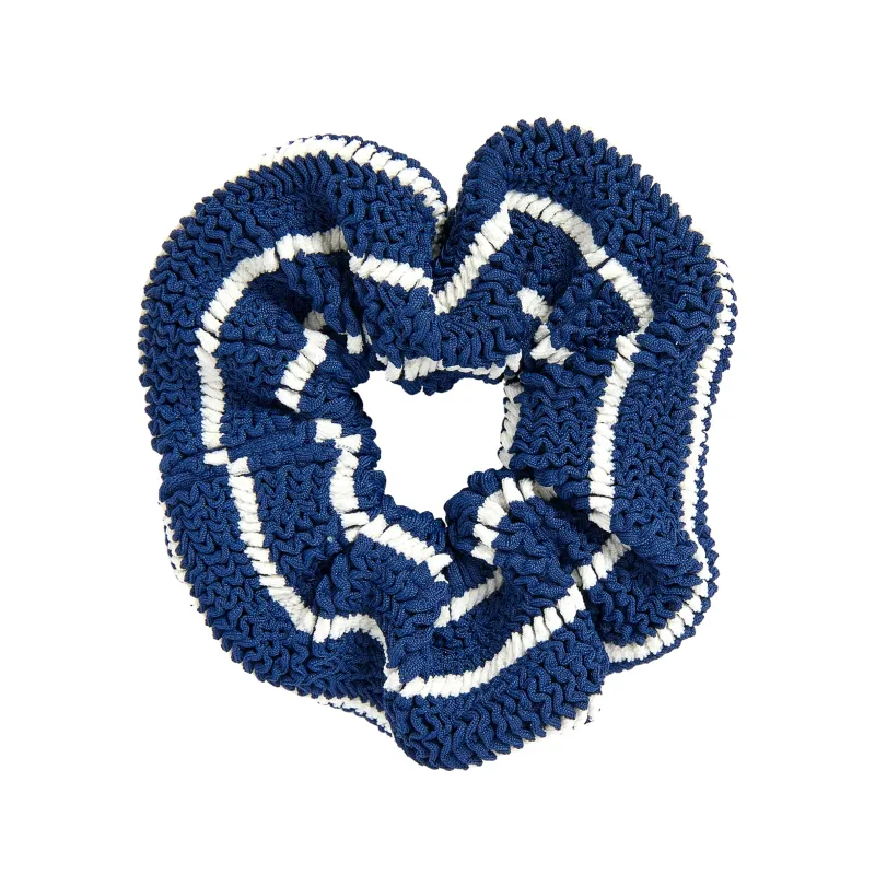 Scrunchie Navy/White made by Hunza G