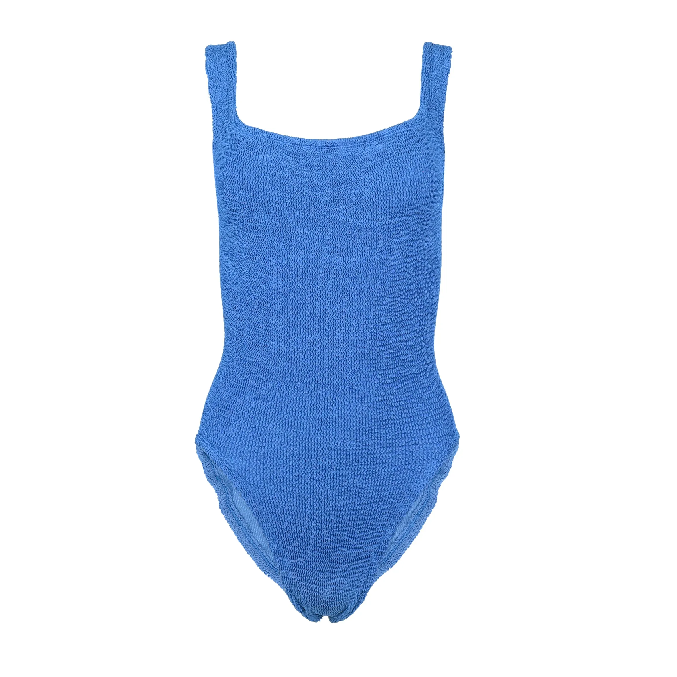Classic Square Neck Swim Metallic Denim sold by Sand Dollar