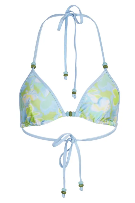 Aruba Triangle Bikini Top Lana Green sold by Sand Dollar