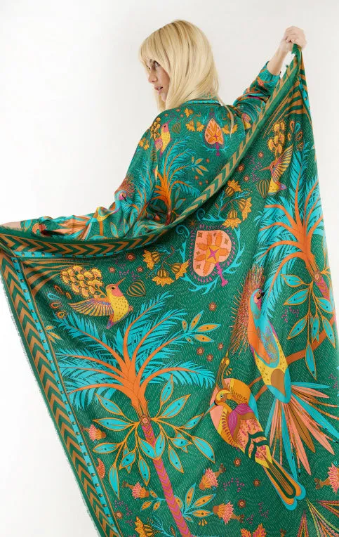 Magic India Scarf Vert sold by Sand Dollar product image thumbnail 5