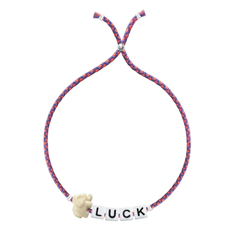 Square Letter And Charm Bracelet - Luck sold by Sand Dollar