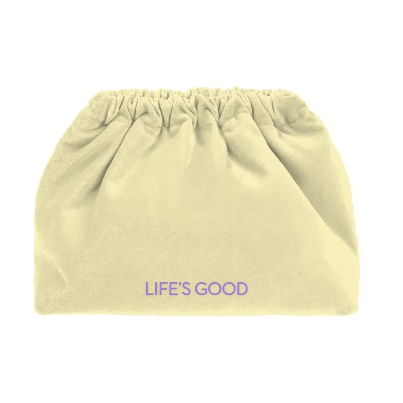 Velvet Clutch Bag Life's Good sold by Sand Dollar