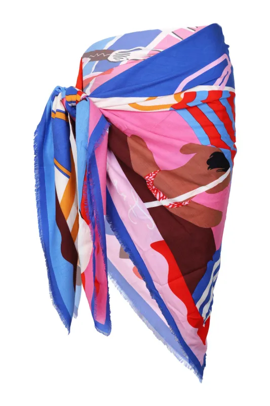 Chacha Rose Scarf made by Sand Dollar