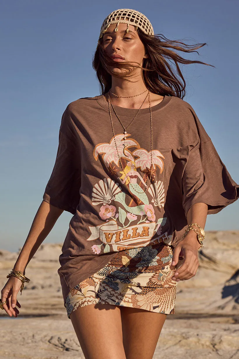 Villa Tropic Oversized Biker Tee sold by Sand Dollar product image thumbnail 2