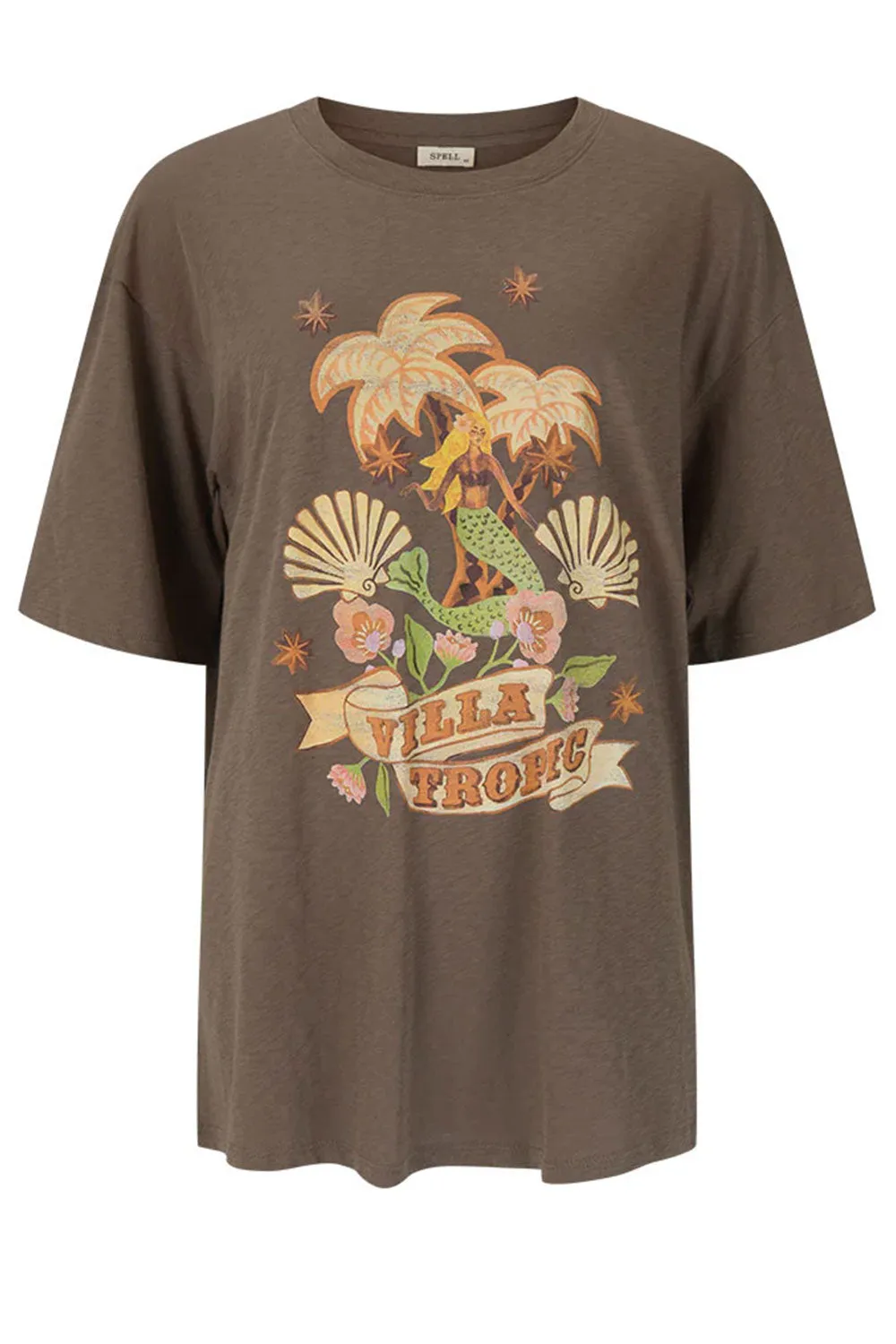 Villa Tropic Oversized Biker Tee sold by Sand Dollar