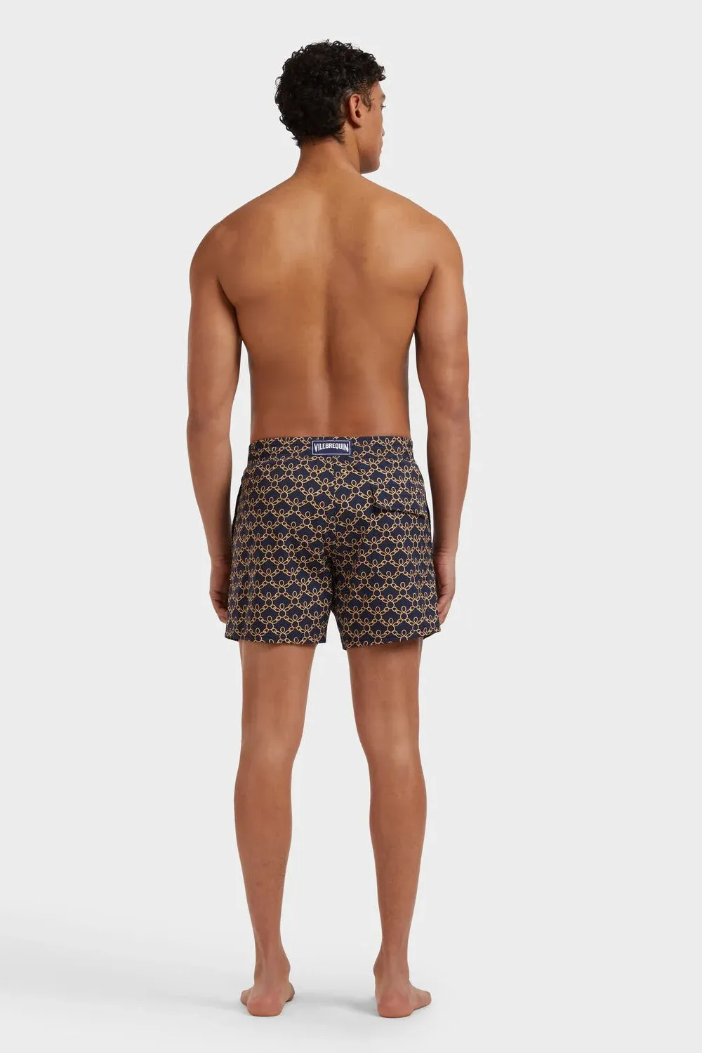 Men Stretch Short Swim Shorts Turtles Chain sold by Sand Dollar product image thumbnail 3
