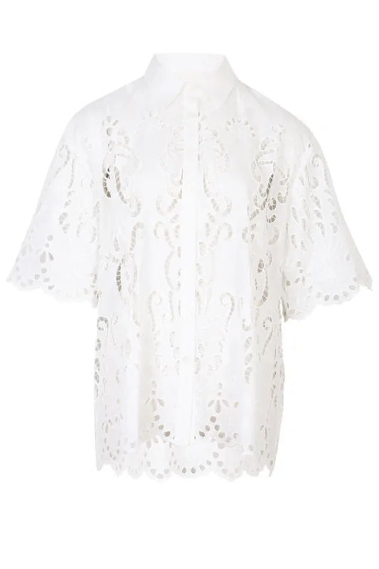 Lace Oversized Shirt Merletti sold by Sand Dollar