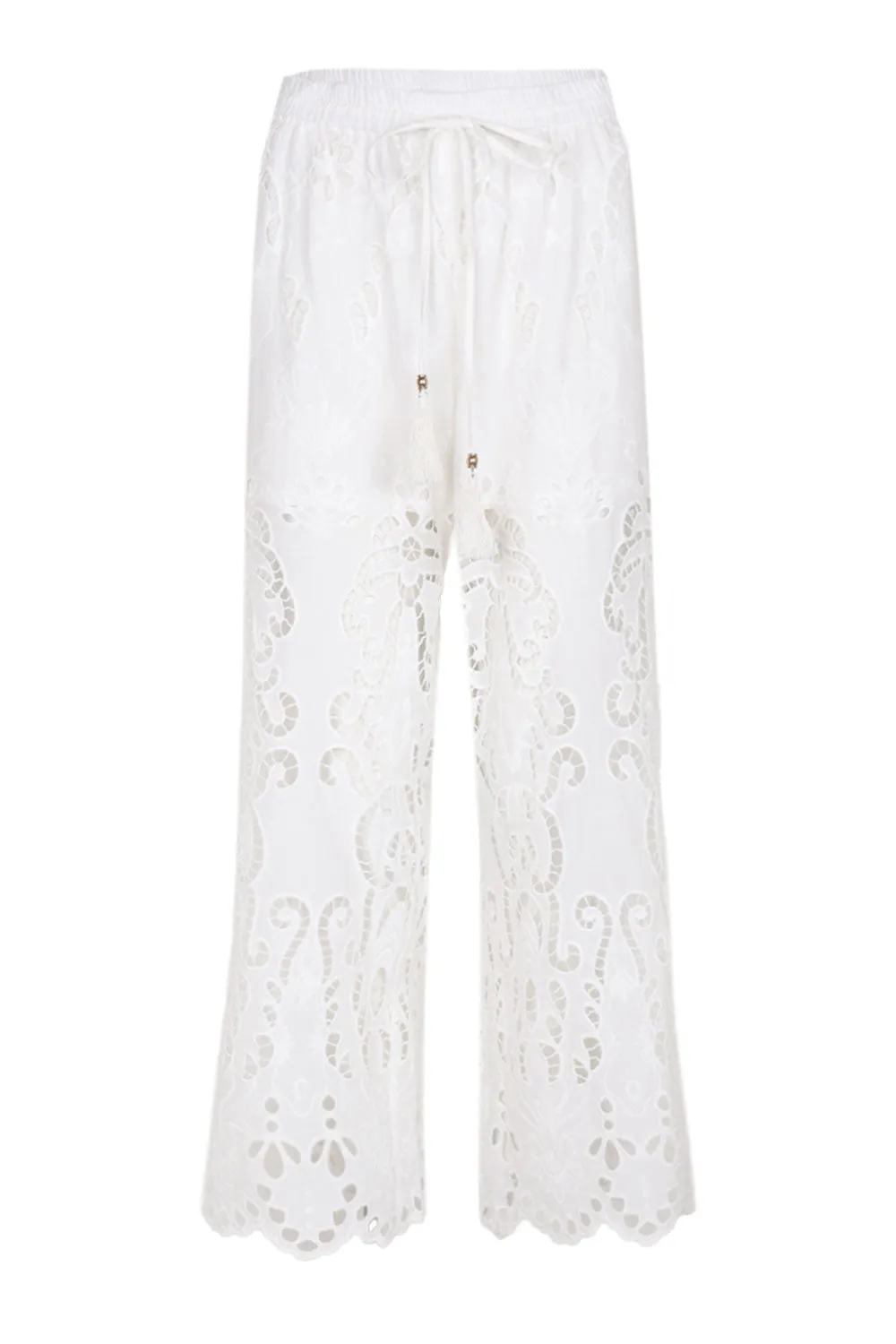 Lace Cropped Pant Merletti sold by Sand Dollar