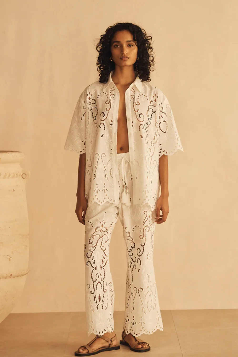 Lace Cropped Pant Merletti sold by Sand Dollar product image thumbnail 2