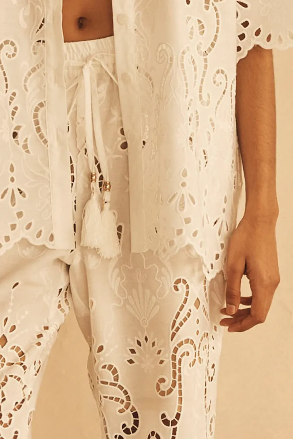 Lace Cropped Pant Merletti sold by Sand Dollar product image thumbnail 4