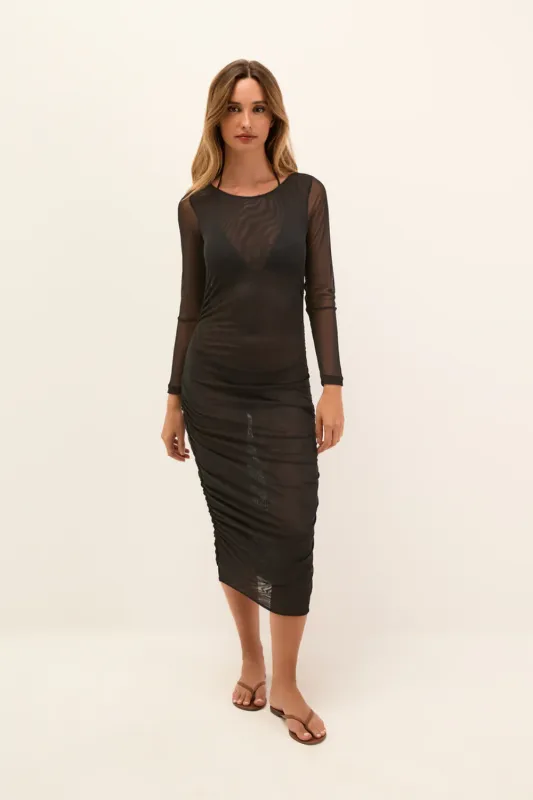 Becca Midi Cover Up Black made by Vix