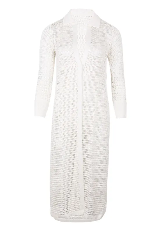 Knit Jenne Chemise Cover Up White sold by Sand Dollar