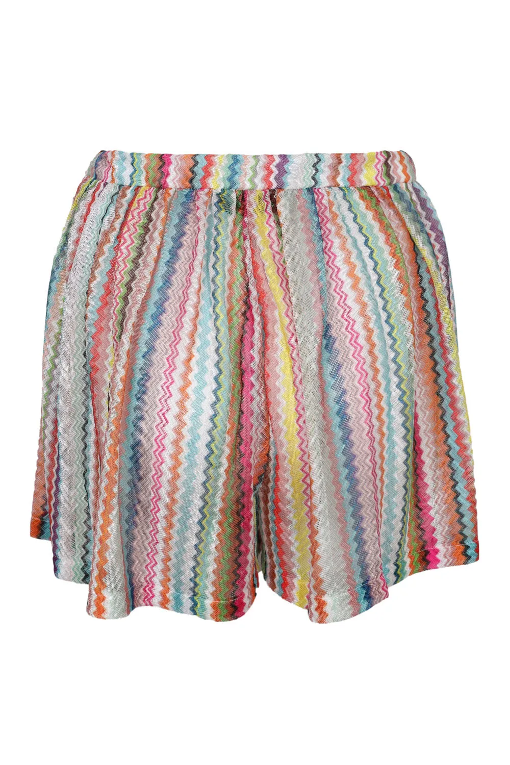 Viscose Lamé Shorts with Zigzag Pattern Multicolor sold by Sand Dollar product image thumbnail 2