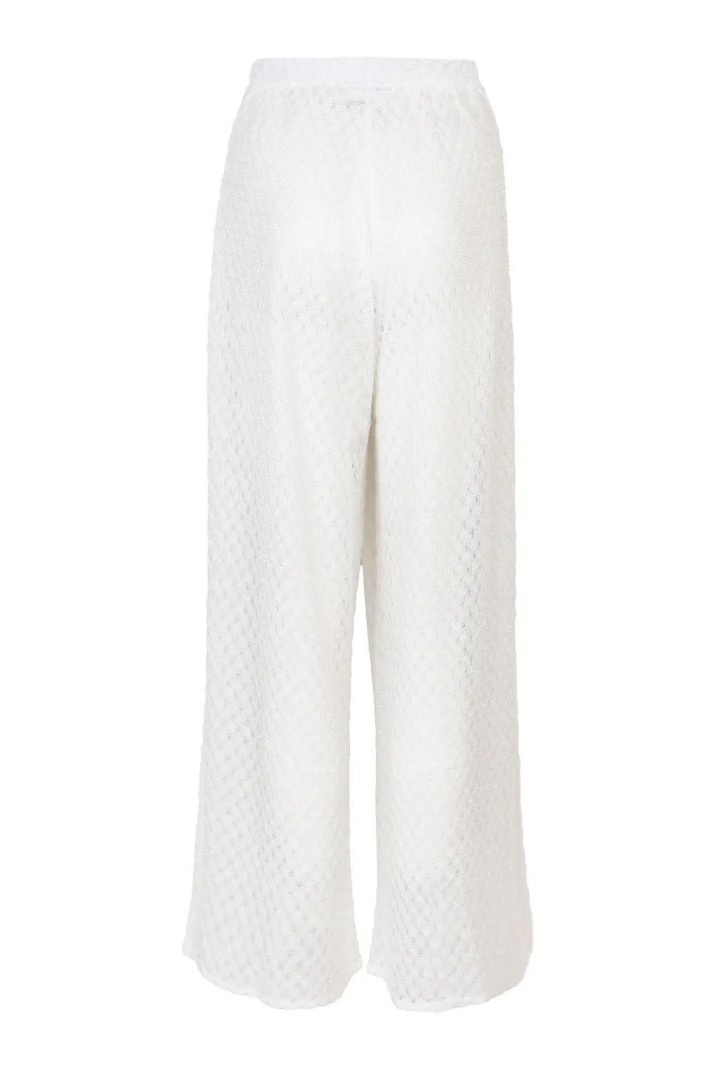 Classic Trouser in Lame Viscose White sold by Sand Dollar product image thumbnail 2