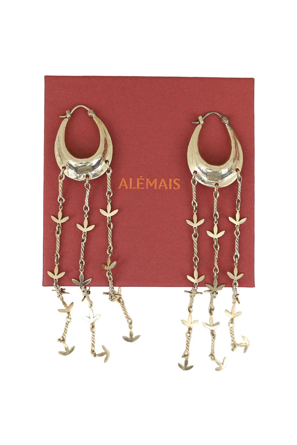 Le Jardin Long Chain Drop Earrings sold by Sand Dollar product image thumbnail 2