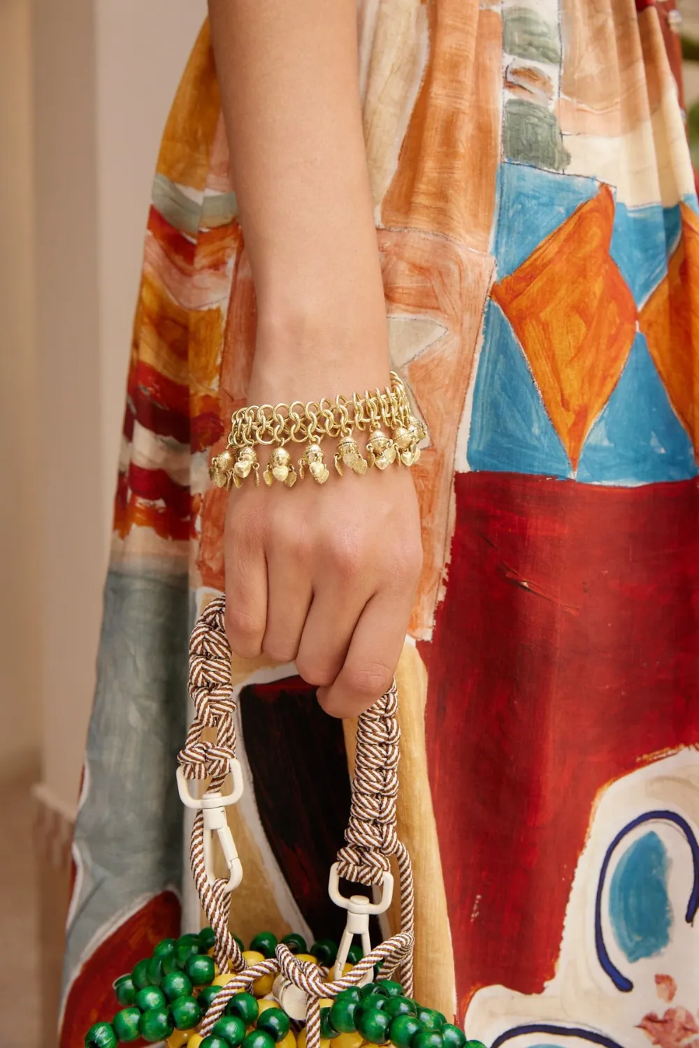 Le Jardin Heart Ball Chain Bracelet sold by Sand Dollar product image thumbnail 2