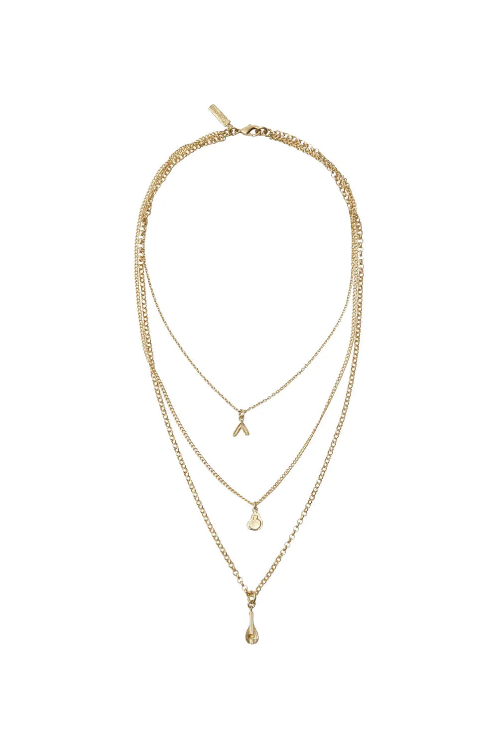 Le Jardin Multi Charm Necklace sold by Sand Dollar