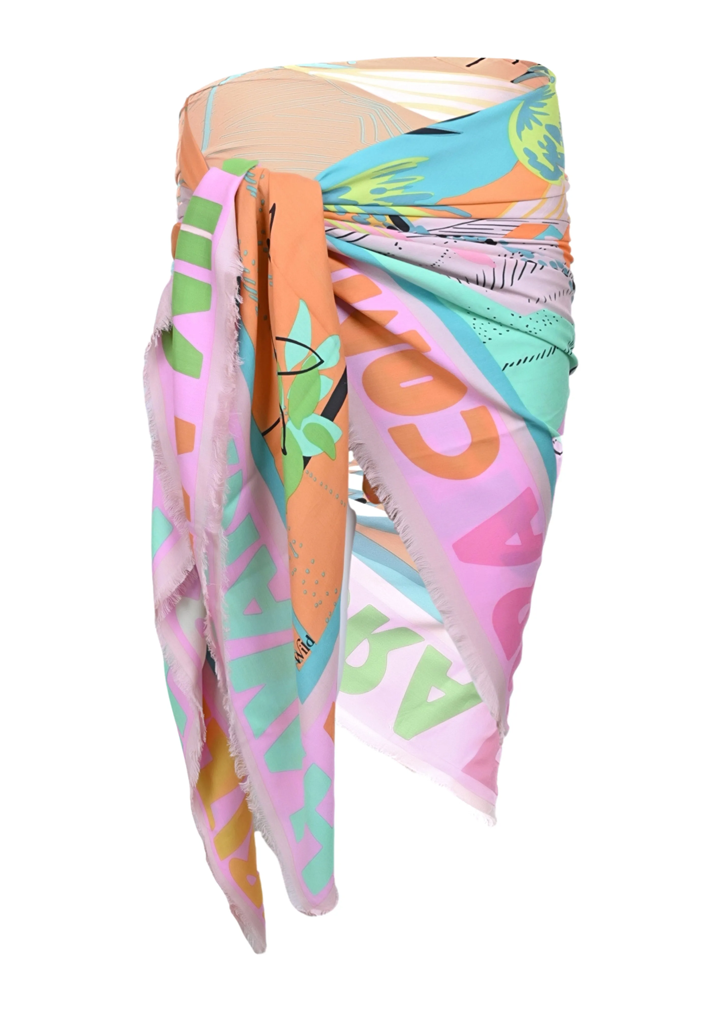 Vacanze Scarf Orange sold by Sand Dollar