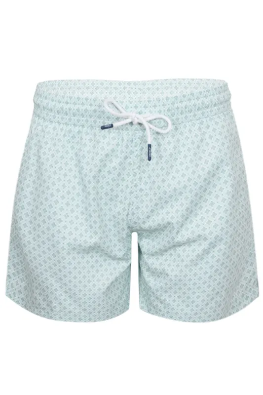 Men Swim Short Kaki Geo sold by Sand Dollar