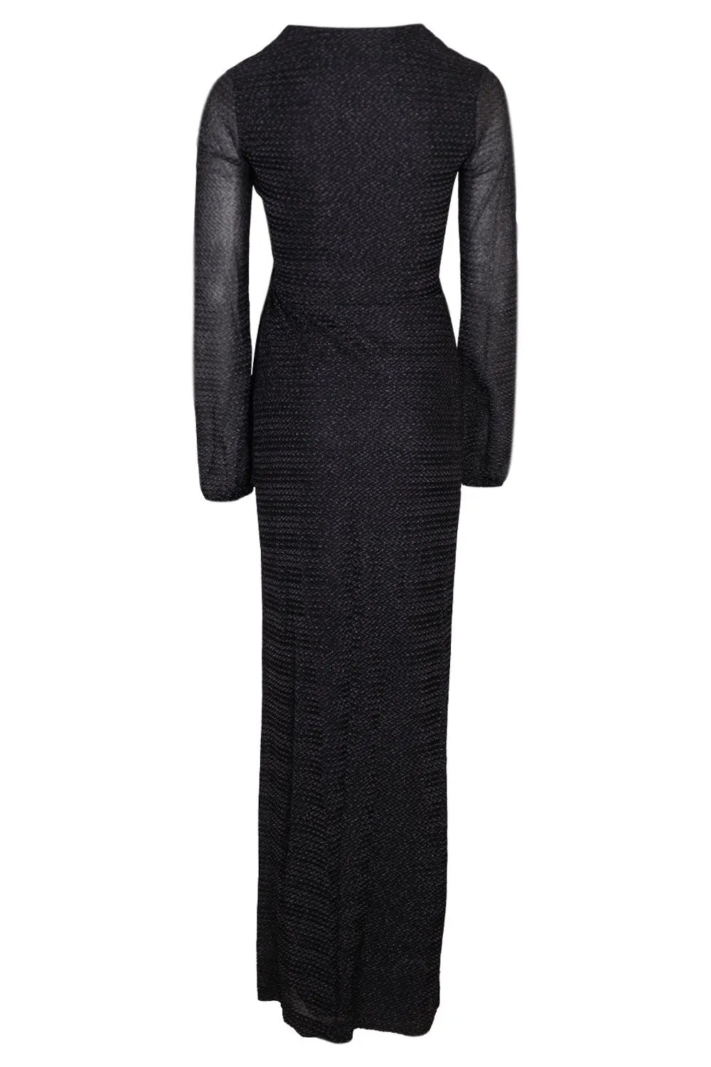 Wrap Around Long Dress In Black sold by Sand Dollar product image thumbnail 2
