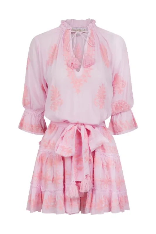 Sia Pink Mini Dress made by Sand Dollar