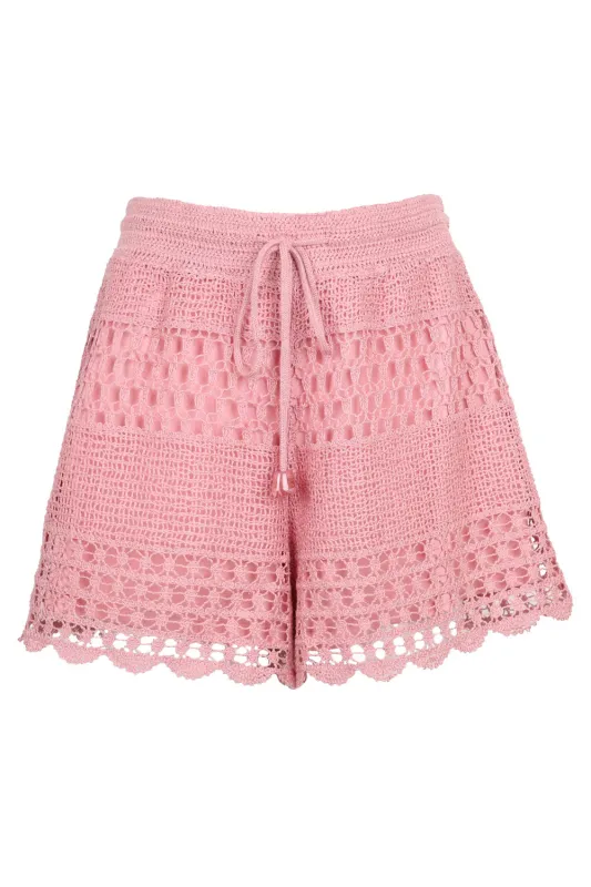 Wanderlust Sun Crochet Short made by Zimmermann