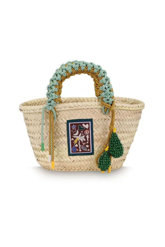 Macrame Mini Basket sold by Sand Dollar