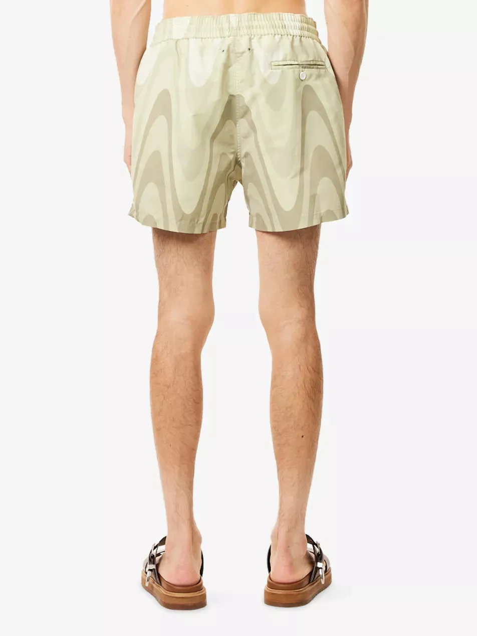 Rio Swim Short Copa Grain Print Willow Green sold by Sand Dollar product image thumbnail 4