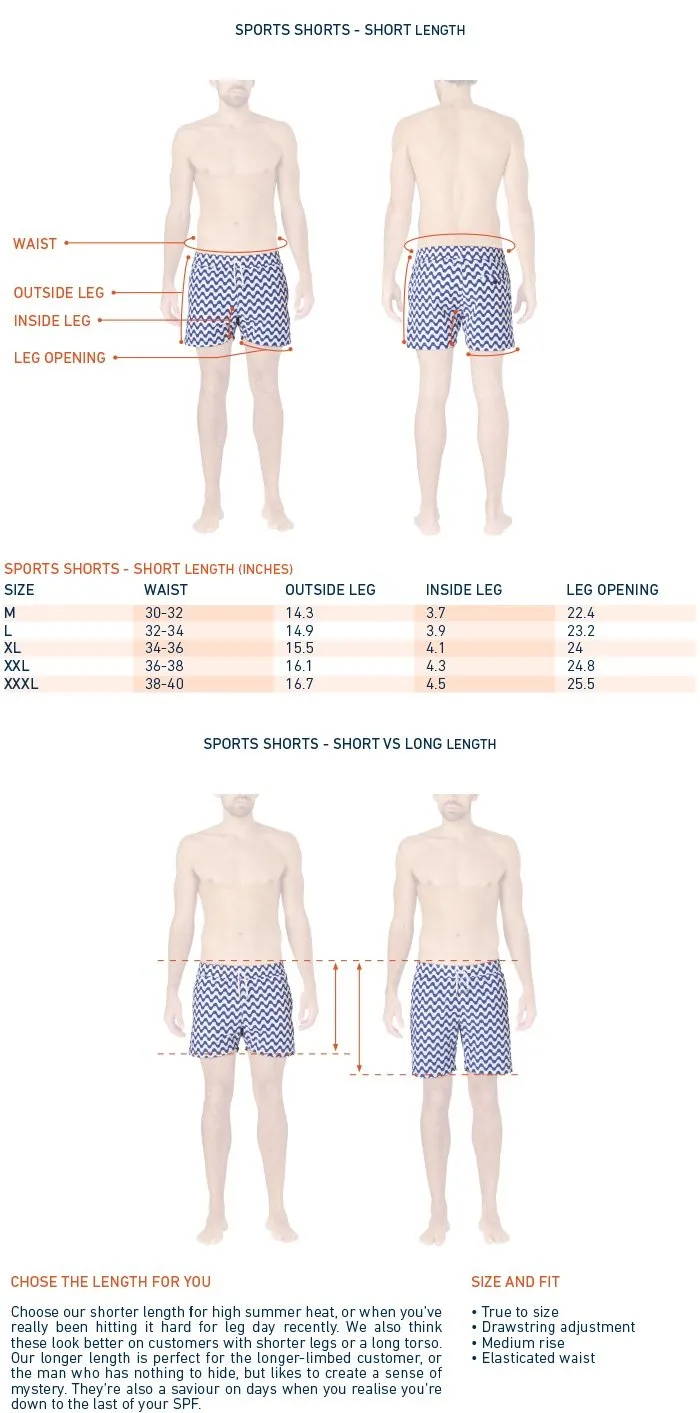 Mens Swim Shorts with Angra Print sold by Sand Dollar product image thumbnail 3