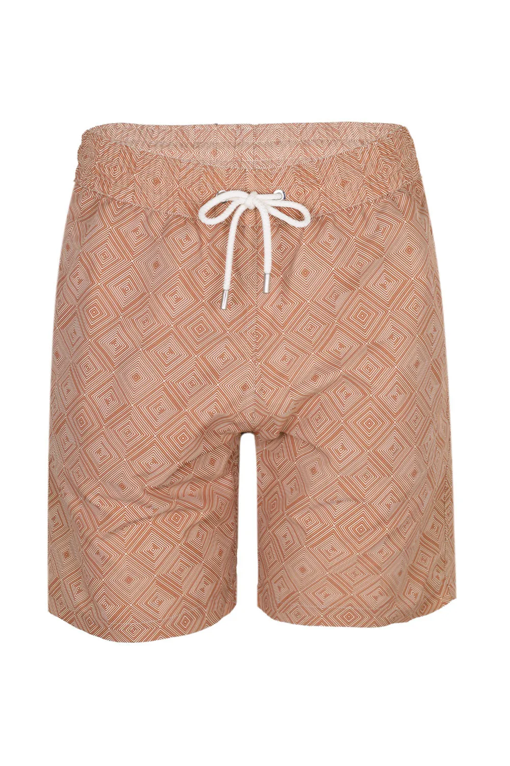 Santos Swim Short Madeira Print Copper sold by Sand Dollar