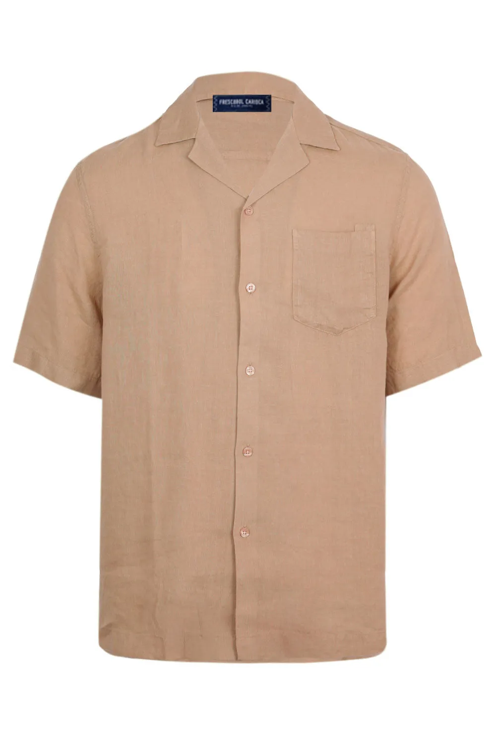 Angelo Linen Shirt Pale Copper sold by Sand Dollar