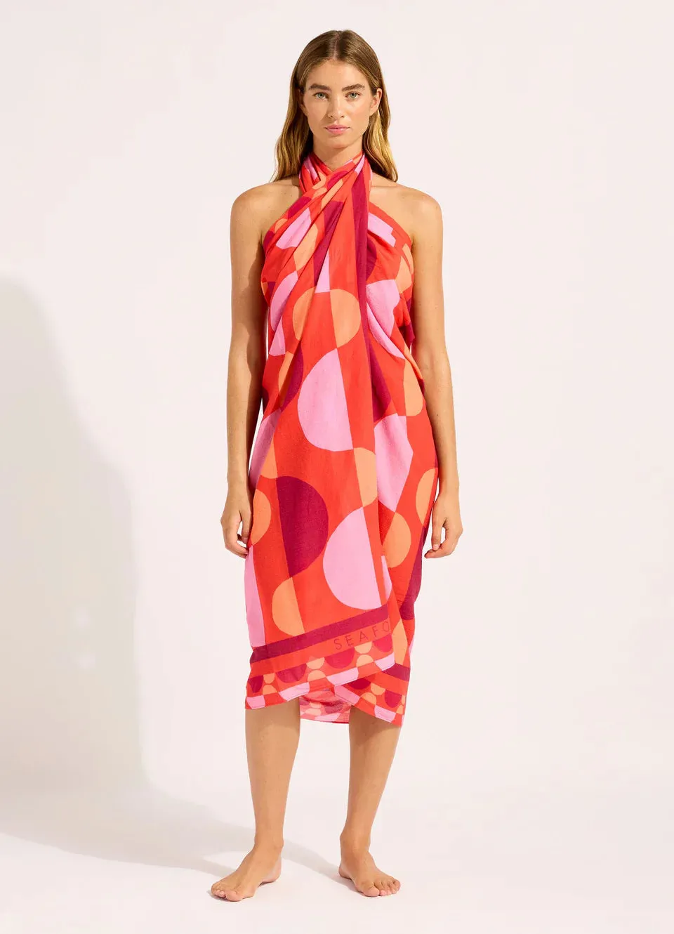 Sorrento Sarong Flame sold by Sand Dollar product image thumbnail 2