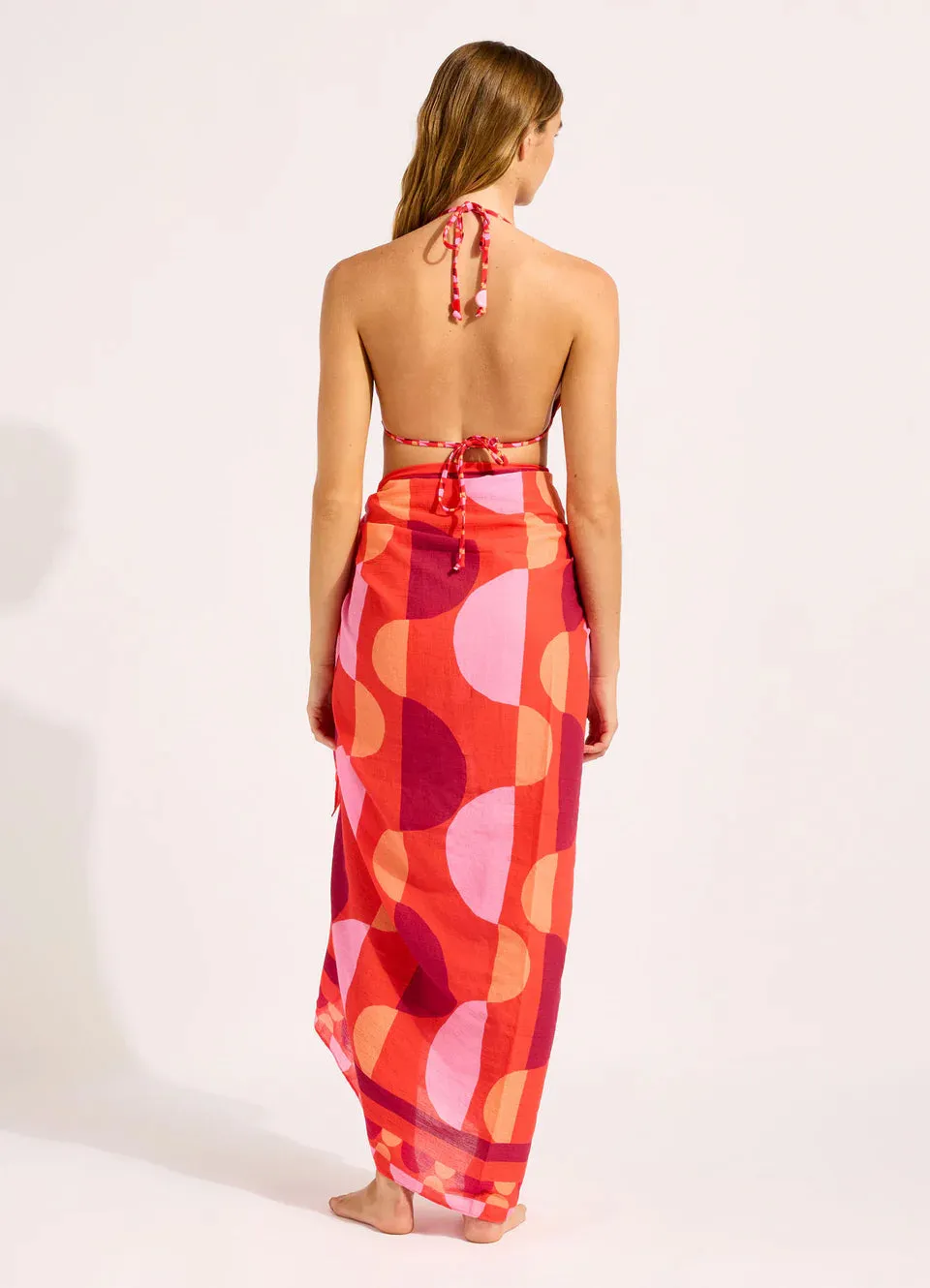 Sorrento Sarong Flame sold by Sand Dollar product image thumbnail 4