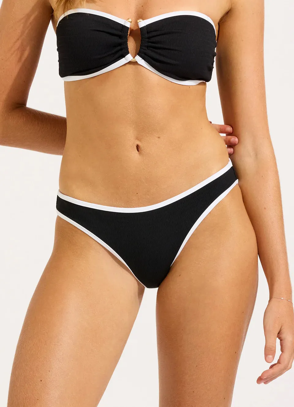 Beach Bound Hipster Bikini Bottom Black sold by Sand Dollar product image thumbnail 2