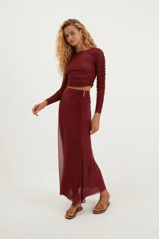 Mira Long Sleeve Top Ponche made by Vix