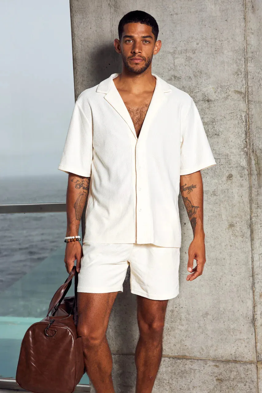 Otis Short Sleeve Shirt Off White sold by Sand Dollar product image thumbnail 2