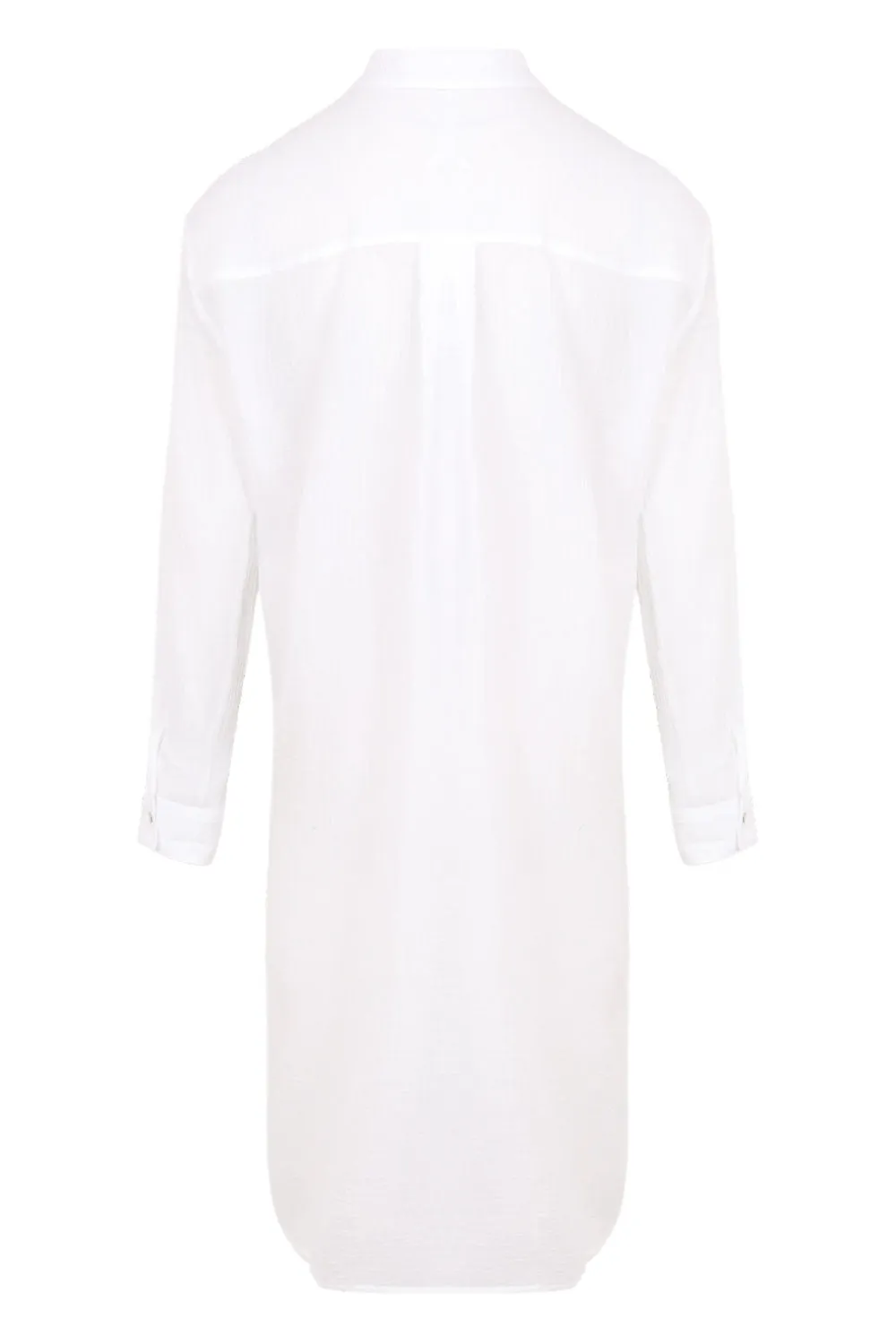 Crinkle Twill Beach Shirt White sold by Sand Dollar product image thumbnail 2
