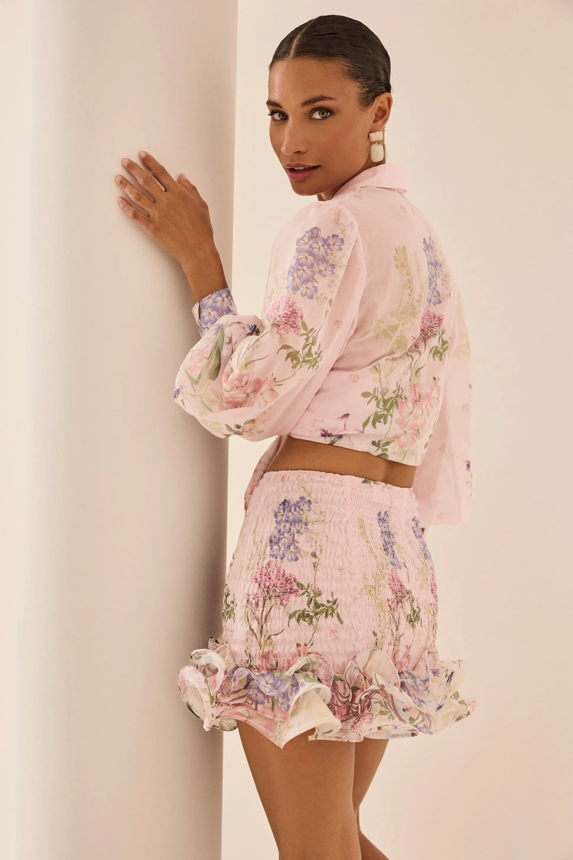 Pink Botanic Blouse Aster sold by Sand Dollar product image thumbnail 3