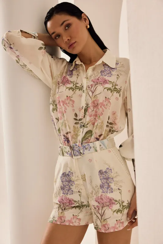 Cream Botanic Short Pansy sold by Sand Dollar