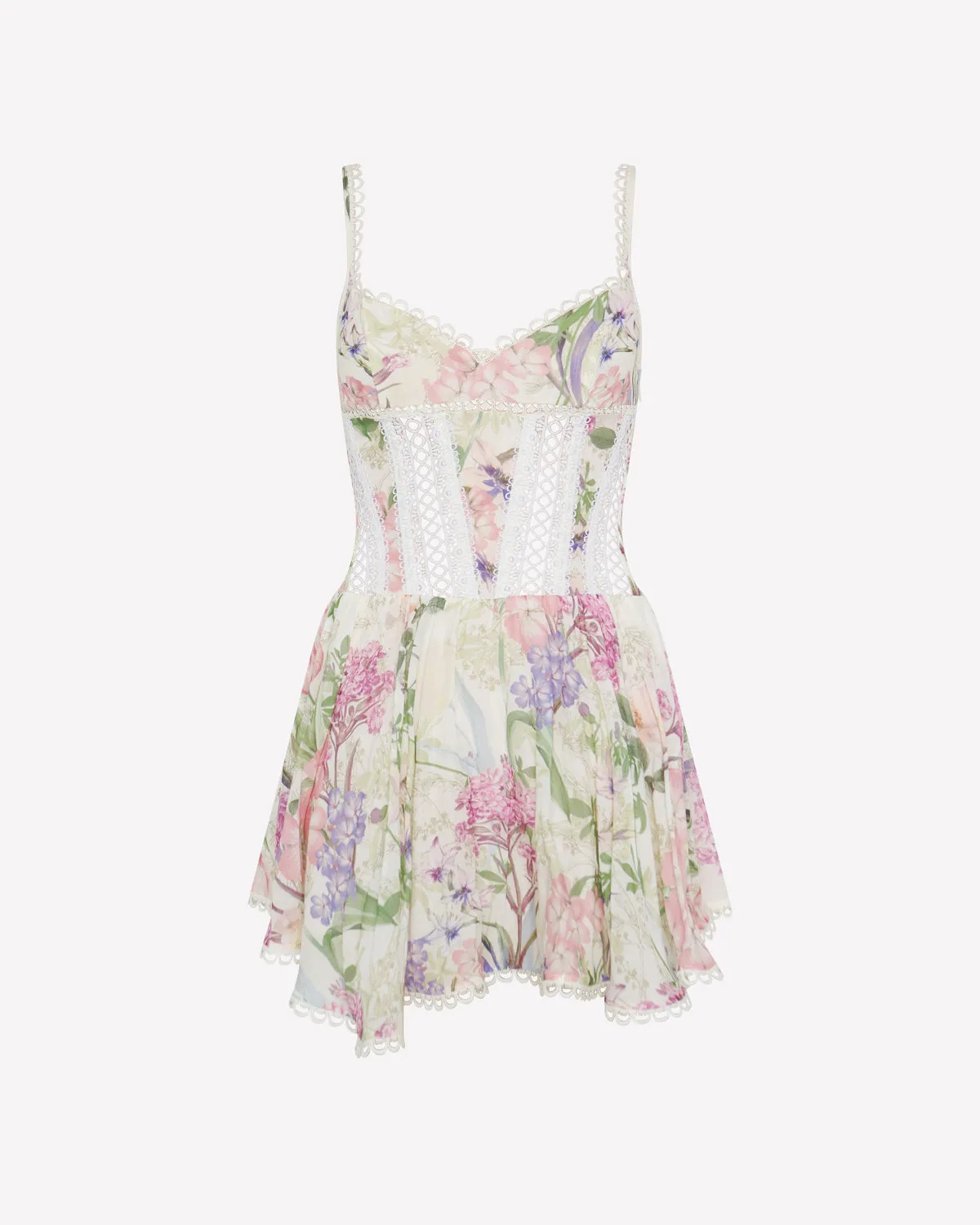 Cream Botanic Short Dress Gardenia sold by Sand Dollar