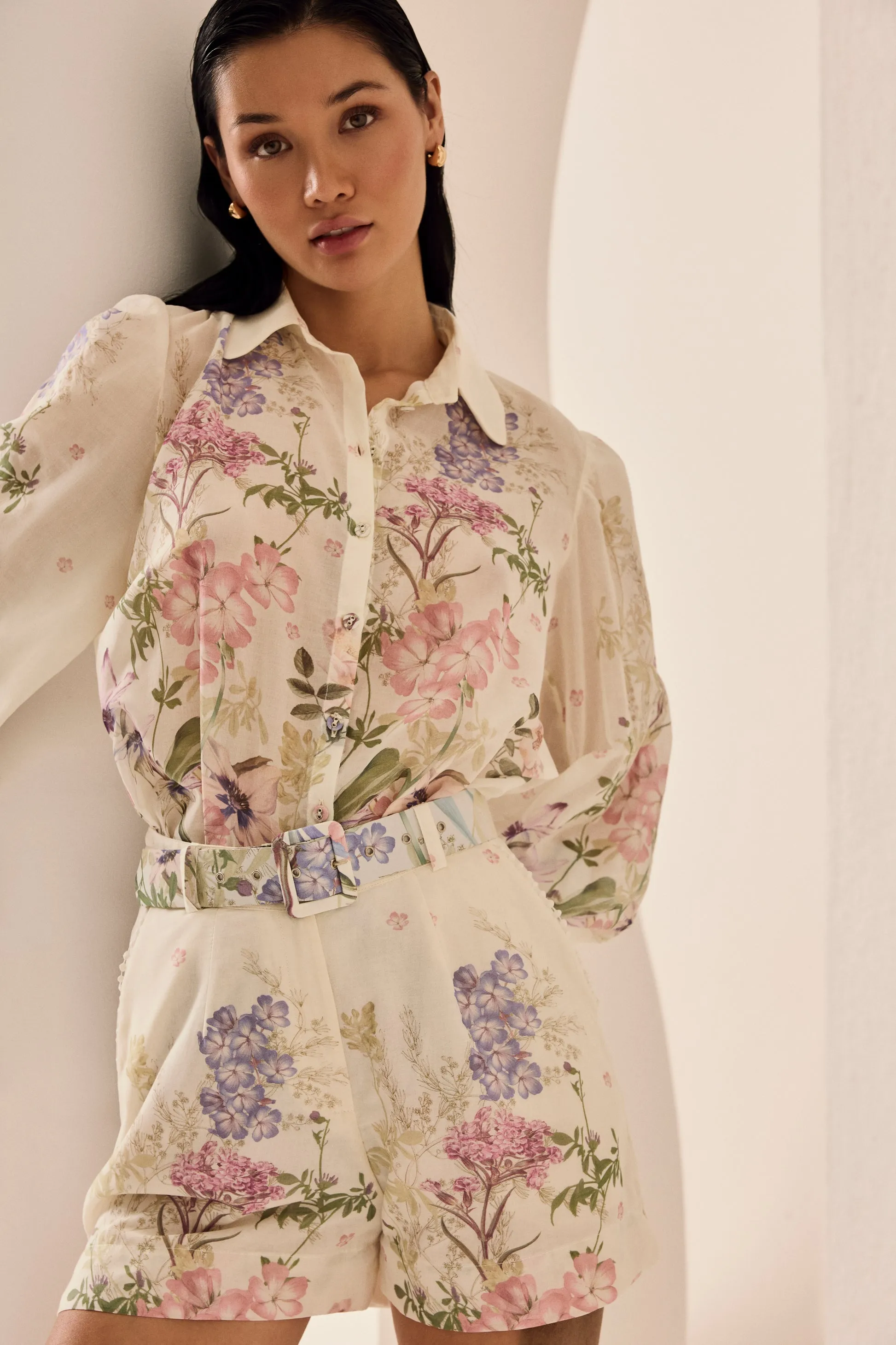 Cream Botanic Blouse Aster sold by Sand Dollar