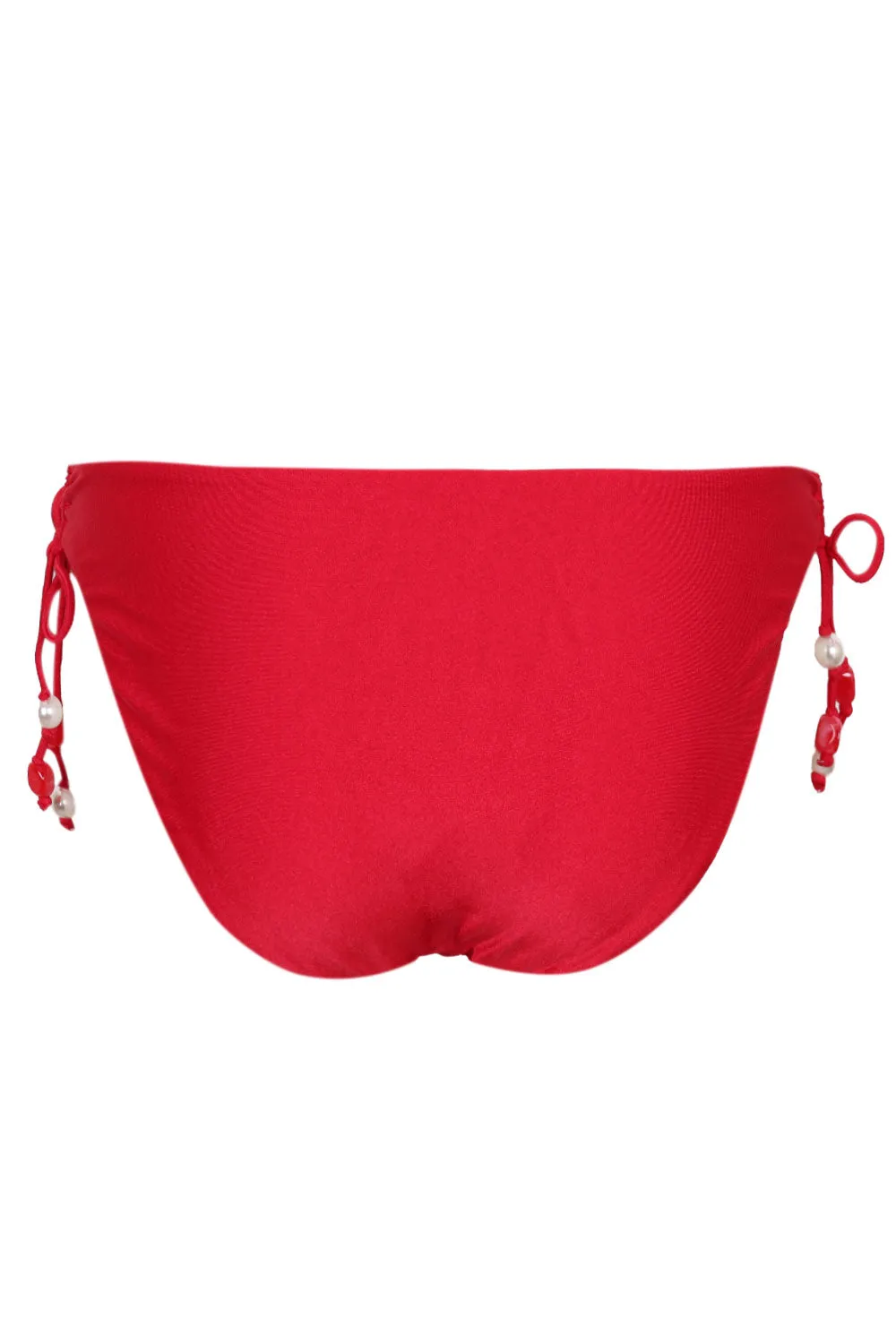 Palermo Loop Tie Side Bikini Bottom Cosmo Red sold by Sand Dollar product image thumbnail 2