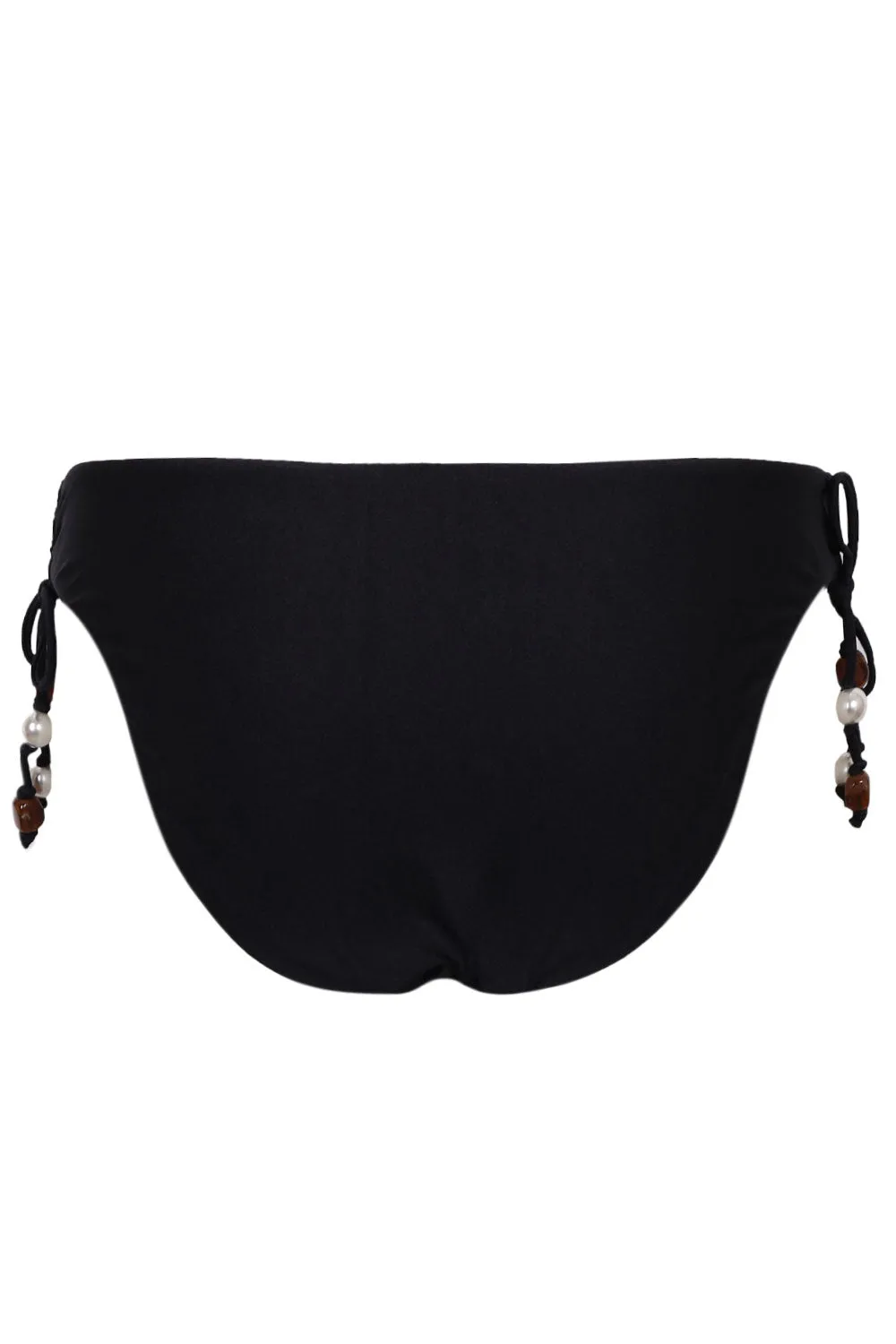 Palermo Loop Tie Side Bikini Bottom Black Pearl sold by Sand Dollar product image thumbnail 2