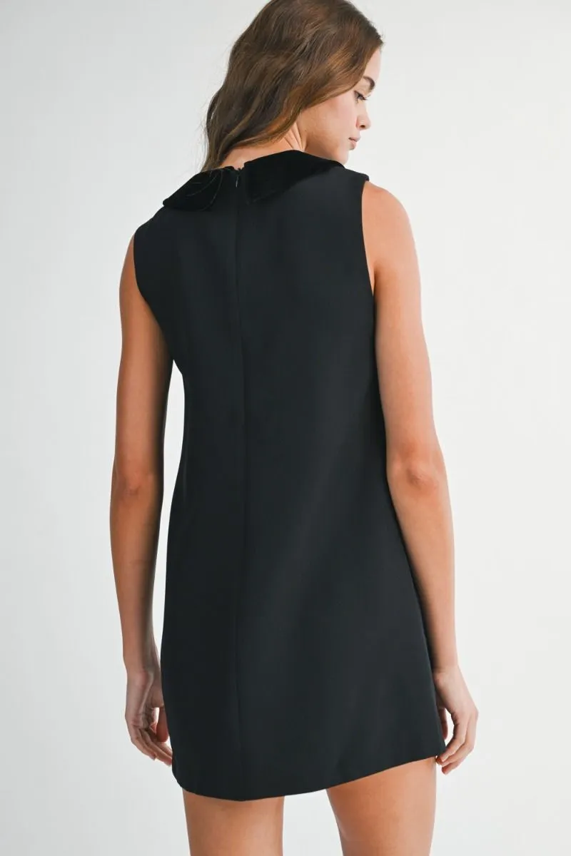 Sleeveless Bow Mini Dress Black sold by Sand Dollar product image thumbnail 4