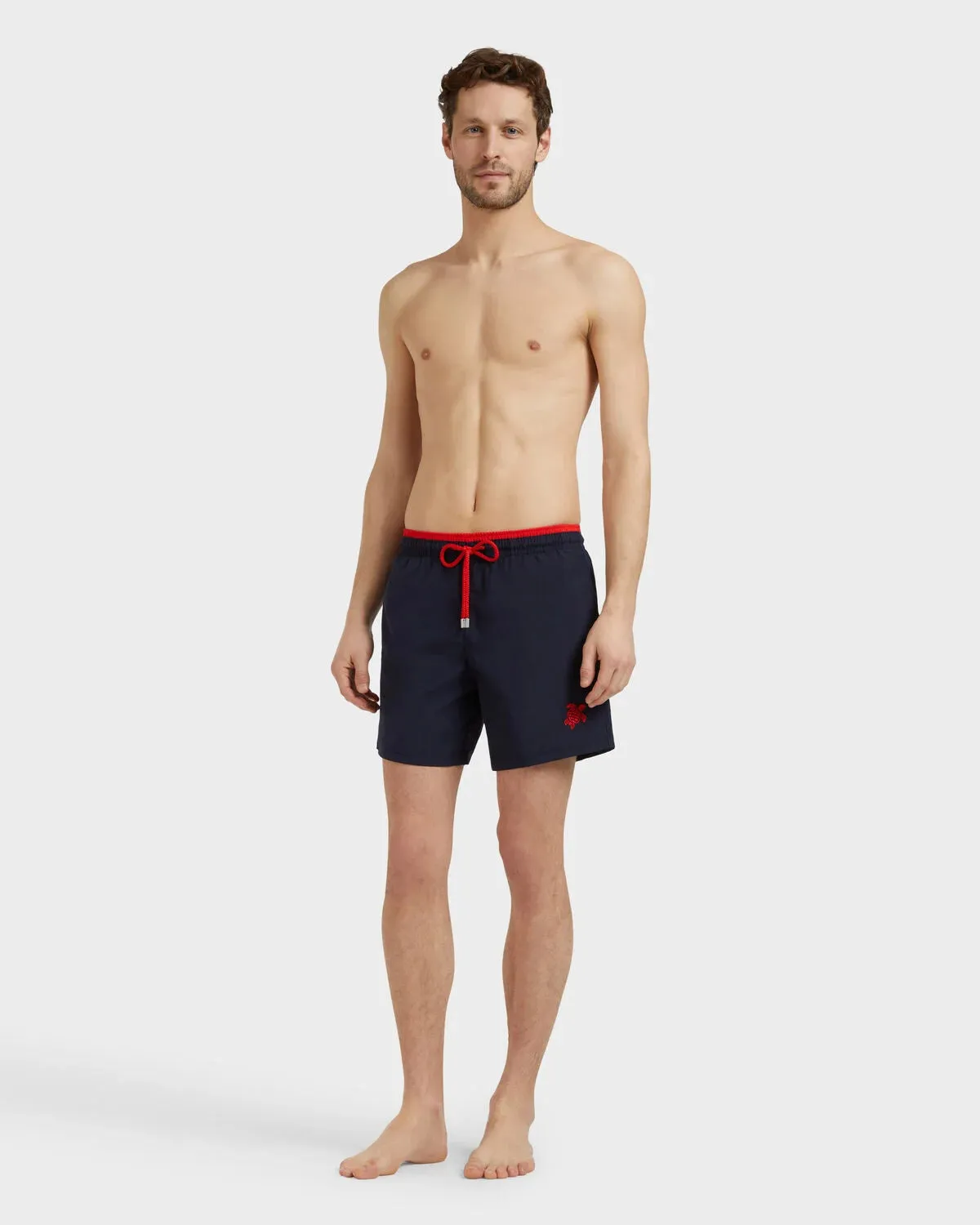 Men Swim Short Navy/Red sold by Sand Dollar